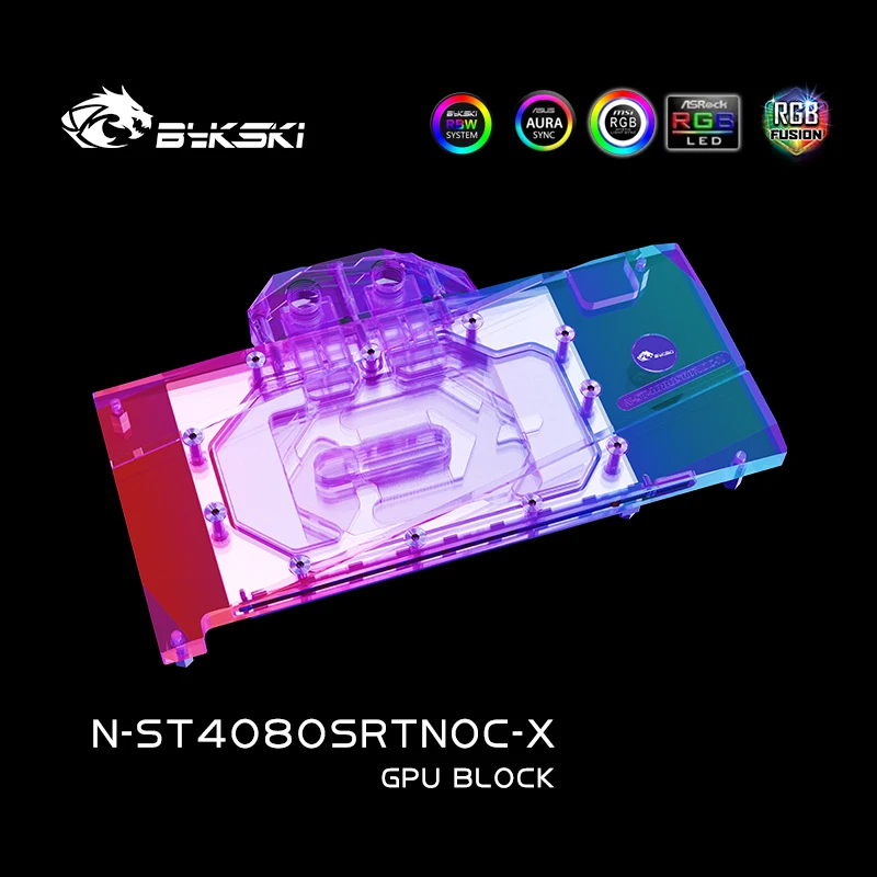 Bykski N-ST4080SRTNOC-X GPUブロッ - Rtx 4080 Water Cooling Block のレビューと価格