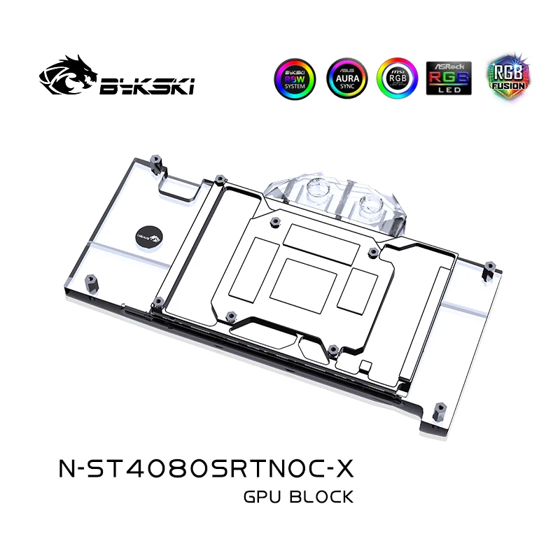 Bykski N-ST4080SRTNOC-X GPUブロッ - Rtx 4080 Water Cooling Block のレビューと価格
