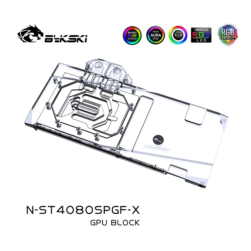 Bykski N-ST4080SPGF-X GPU ブロック - Rtx 4080 Water Cooling Block のレビューと価格